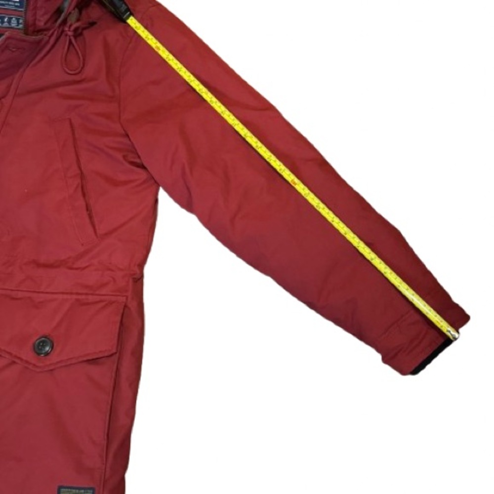 Abercrombie & Fitch Hooded Ultra Parker Down Jacket Coat
Mens Red Large - Picture 14 of 16